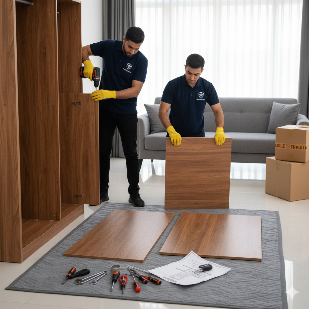 Clean and secure storage units for furniture